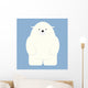 Illustration Polar Bear Standing Wall Decal
