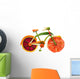 Veggie Bike Wall Decal