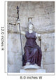 Statue Dea Roma Rome Wall Decal