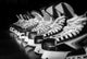 Hockey Skates Lined up Wall Decal