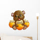 Bear Eats Honey Wall Decal
