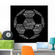 Football Text Collage Wall Decal