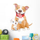 Pit-bull Mother and Cub Wall Decal