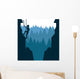 Mountain Climbing Wall Decal