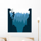 Mountain Climbing Wall Decal