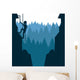 Mountain Climbing Wall Decal