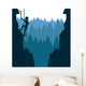 Mountain Climbing Wall Decal