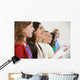 Group School Children Singing Wall Decal