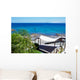 Boat Playa Blanca Shore Wall Decal