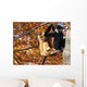 Gibbon Couple with Child Wall Decal