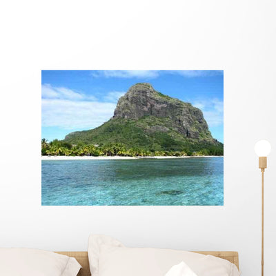 Morne Brabant Wall Decal shown on a wall