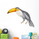 Watercolor Toucan Wall Decal