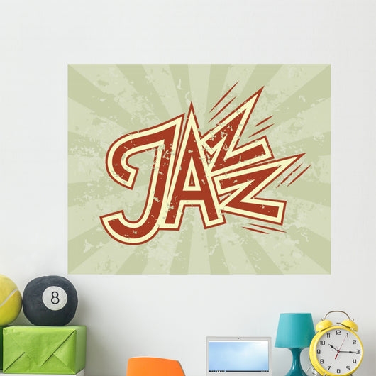 Jazz Flyer Wall Decal
