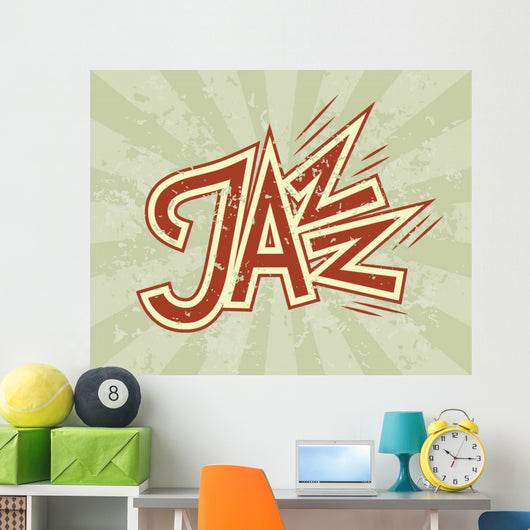 Jazz Flyer Wall Decal