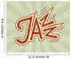 Jazz Flyer Wall Decal