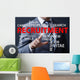 Businessman Pressing Button Virtual Wall Decal