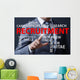 Businessman Pressing Button Virtual Wall Decal