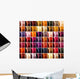Hair Colors Palette Wall Decal