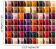 Hair Colors Palette Wall Decal