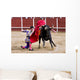 Matador Bullring Bull Fighting Wall Decal