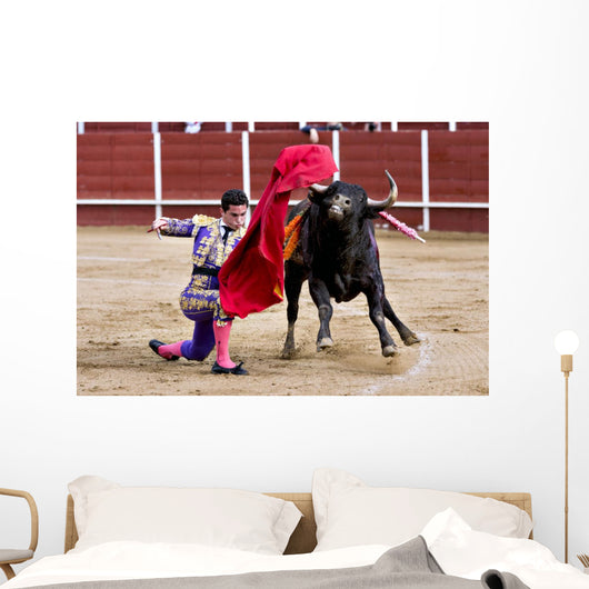 Matador Bullring Bull Fighting Wall Decal