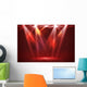 Spotlights Stage with Smoke Wall Decal