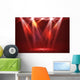 Spotlights Stage with Smoke Wall Decal
