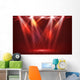 Spotlights Stage with Smoke Wall Decal