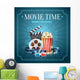 Realistic Cinema Movie Poster Wall Decal