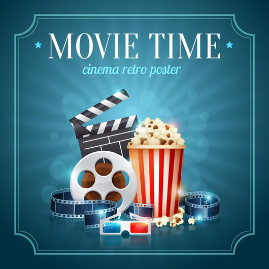 Realistic Cinema Movie Poster Wall Decal