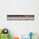 Curious Piano Keys Wall Decal Panoramic Wall Decal
