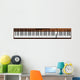 Curious Piano Keys Wall Decal Panoramic Wall Decal