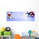Eishockey Weltmeisterschaft Wall Decal Panoramic Wall Decal
