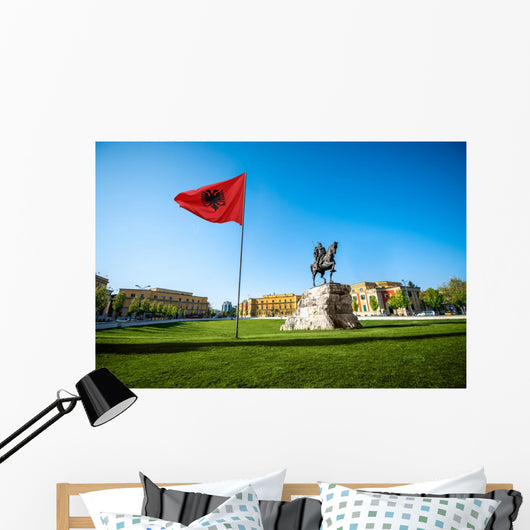 Skanderbeg square Wall Mural