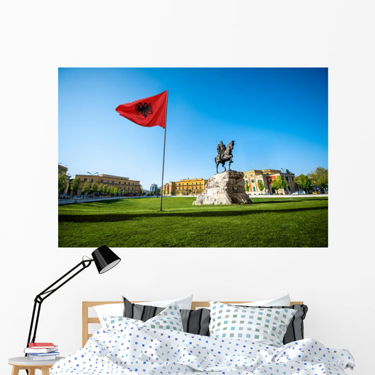 Skanderbeg square Wall Mural