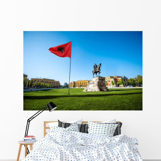 Skanderbeg square Wall Mural