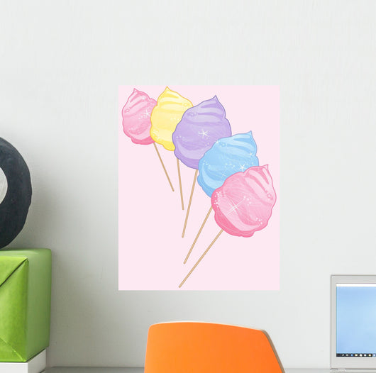 Cotton Candy Confectionery Wall Decal
