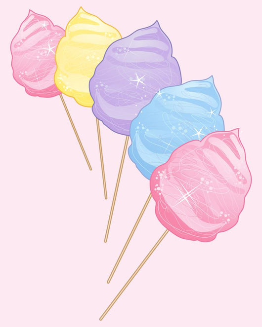 Cotton Candy Confectionery Wall Decal