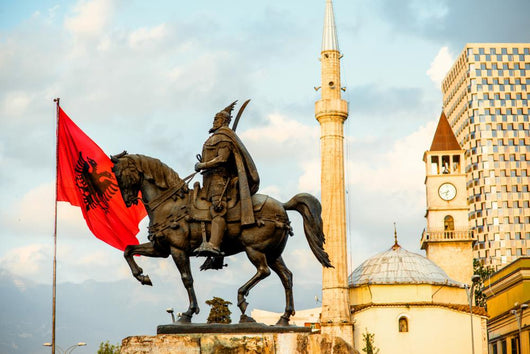 Monument Skanderbeg Tirana Wall Decal