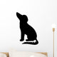 Dog silhouette Wall Decal