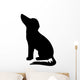 Dog silhouette Wall Decal