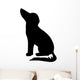 Dog silhouette Wall Decal