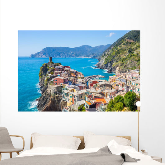 Vernazza Fisherman Village Cinque Wall Decal