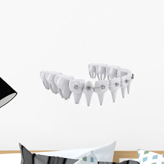 Dental Brackets Wall Decal