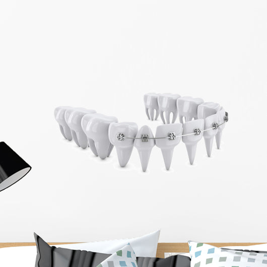 Dental Brackets Wall Decal