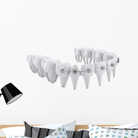 Dental Brackets Wall Decal