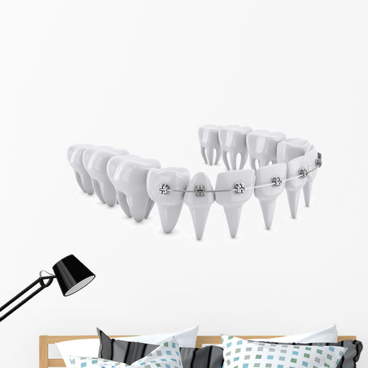 Dental Brackets Wall Decal
