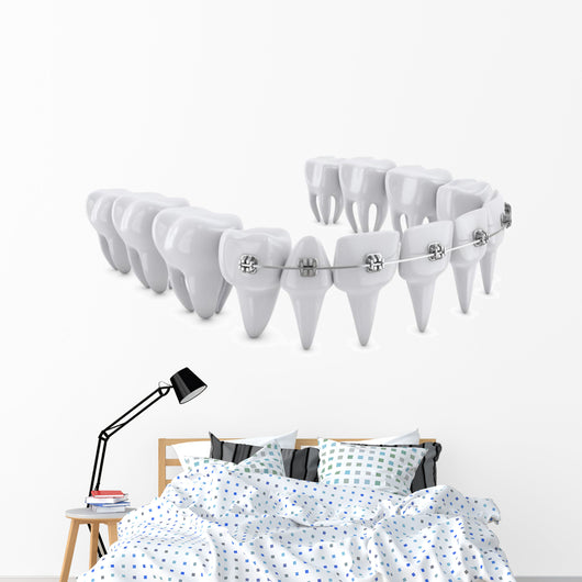 Dental Brackets Wall Decal