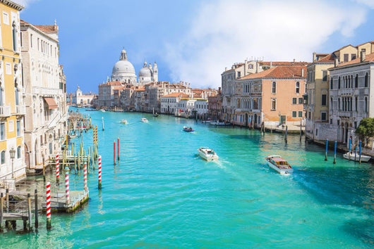 Summer at grand canal in Venice, Italy Wall Mural