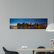 New York Skyline Sunset Wall Decal Panoramic Wall Decal